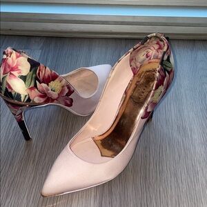 Ted Baker London Blush and Floral Heels